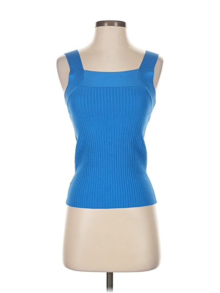 Pre-owned Ann Taylor Sweater Vest In Blue