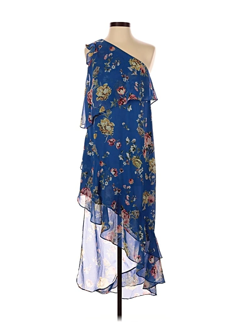 Pre-owned Slate & Willow Cocktail Dress In Blue