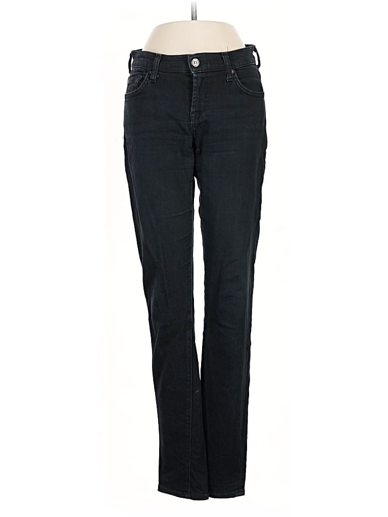 Pre-owned 7 For All Mankind Jeans In Black
