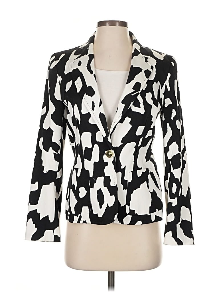 Pre-owned Escada Blazer Jacket In White