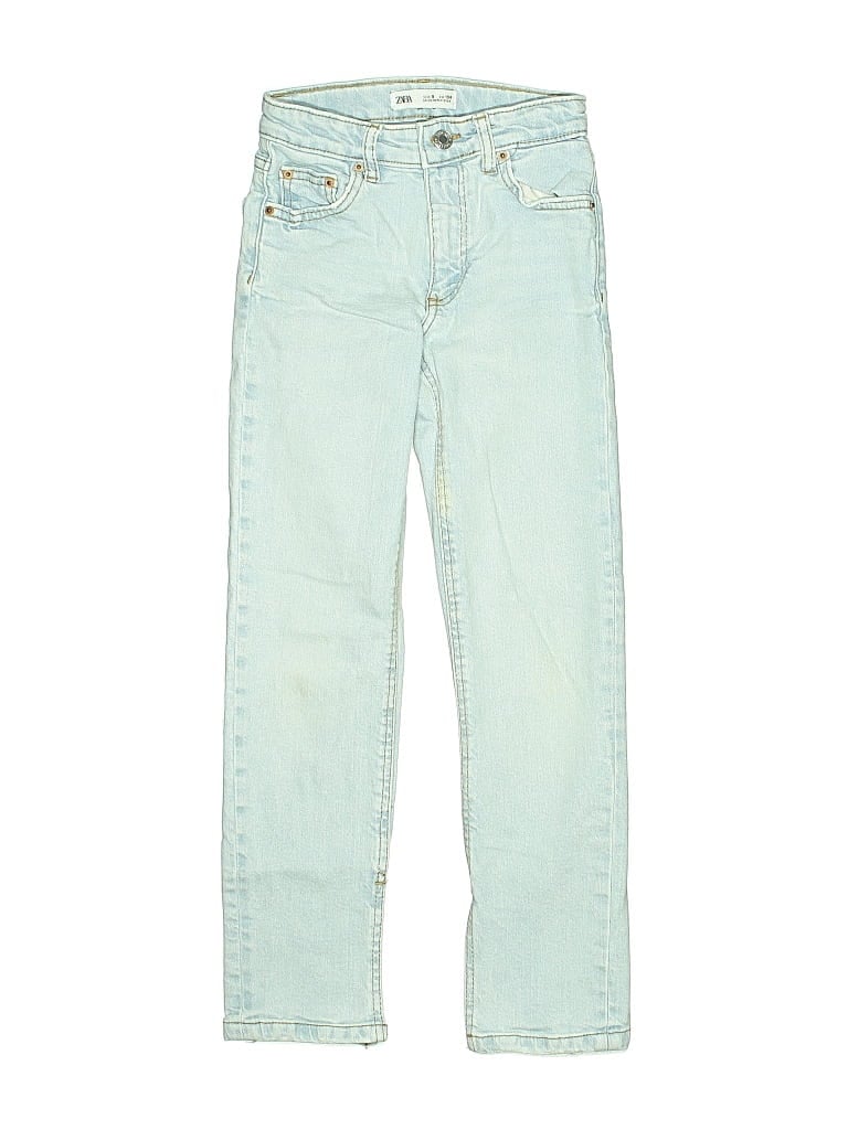 Pre-owned Zara Kids' Jeans In Blue
