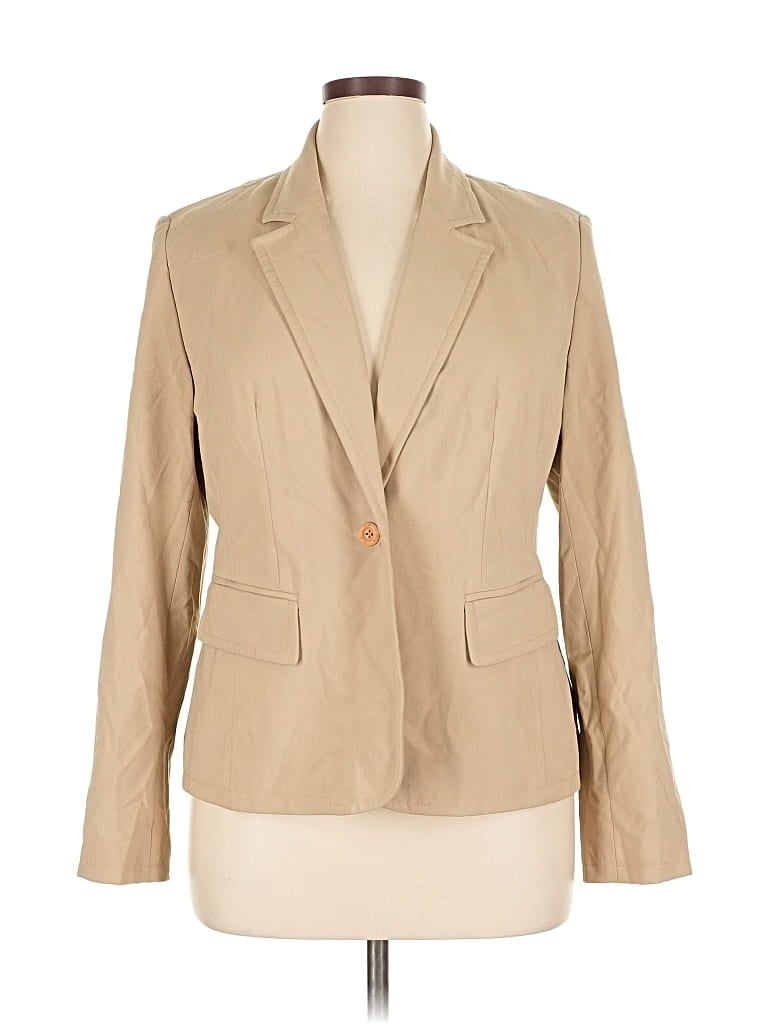 Pre-owned Unbranded Blazer Jacket In Brown