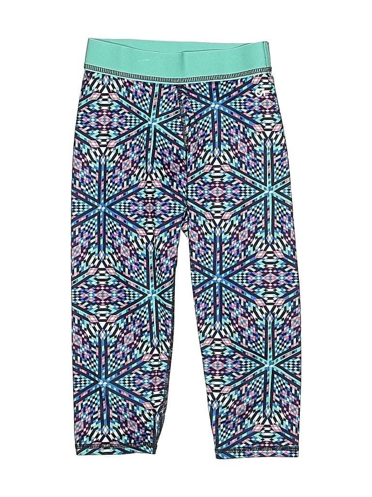 Pre-owned Gap Fit Kids' Active Pants In Blue