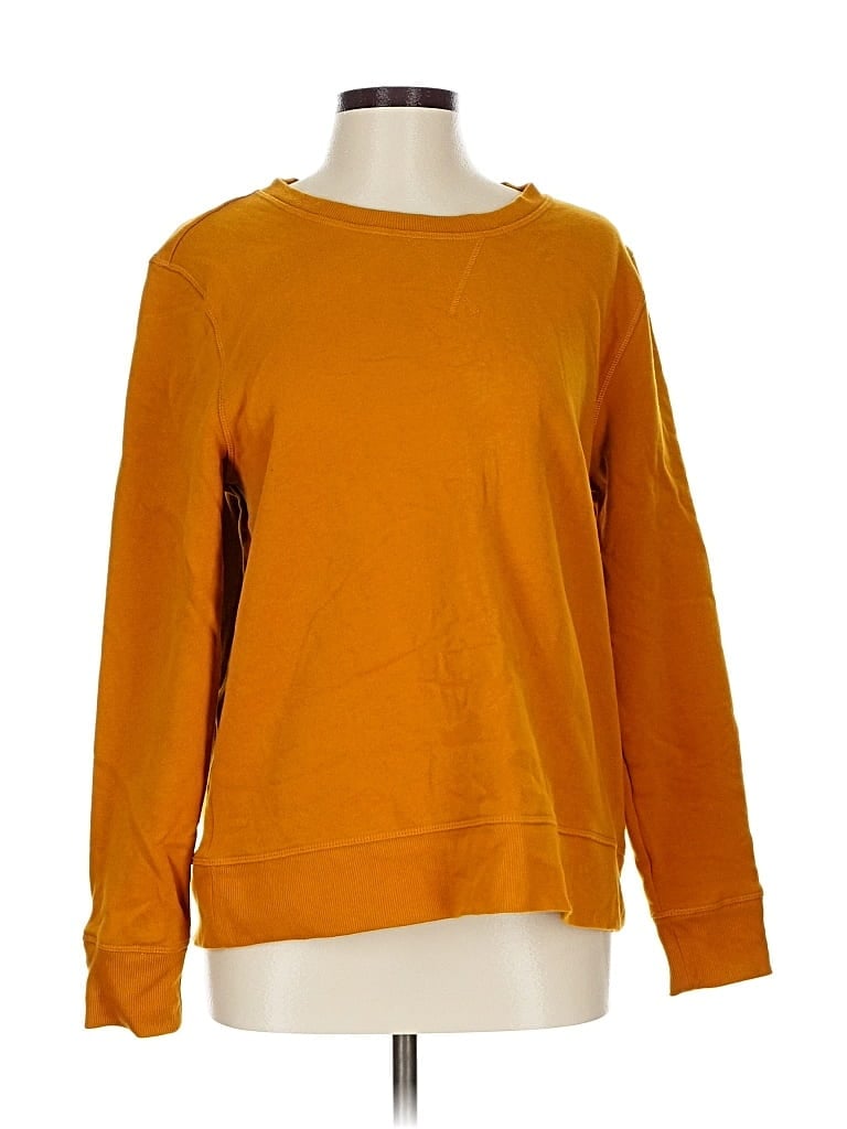 Pre-owned Amazon Essentials Pullover Sweater In Orange