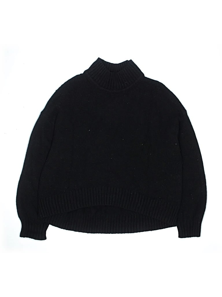 Pre-owned Gap Kids' Turtleneck Sweater In Black