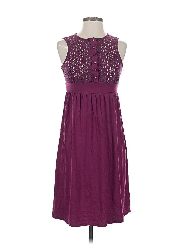 Pre-owned Ella Moss Casual Dress In Purple