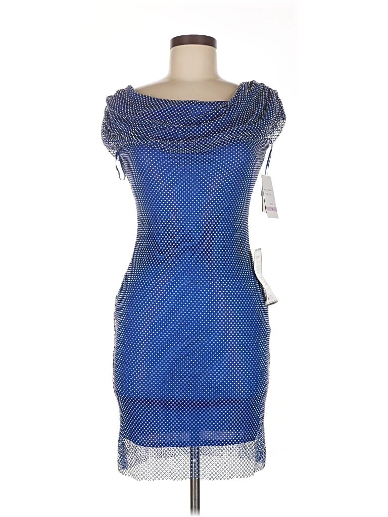 Pre-owned Taylor Cocktail Dress In Blue