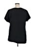 MYNT 1792 100% Polyester Silver Black Short Sleeve Blouse Size 1X - photo 2