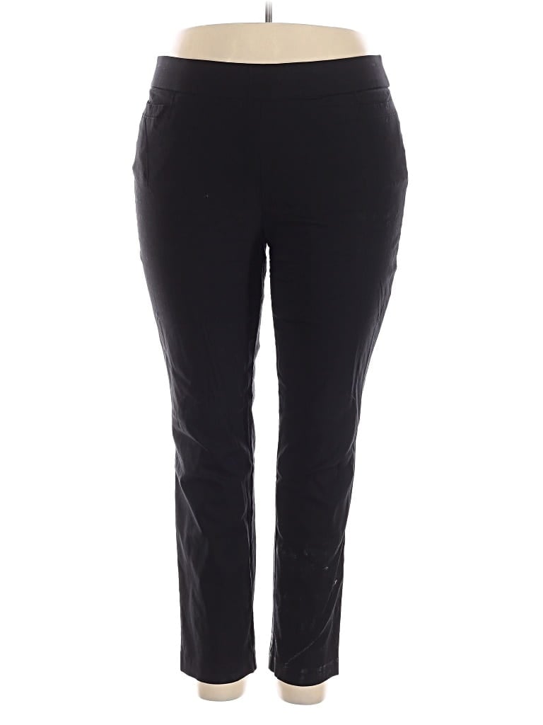 Pre-owned Croft & Barrow Active Pants In Black