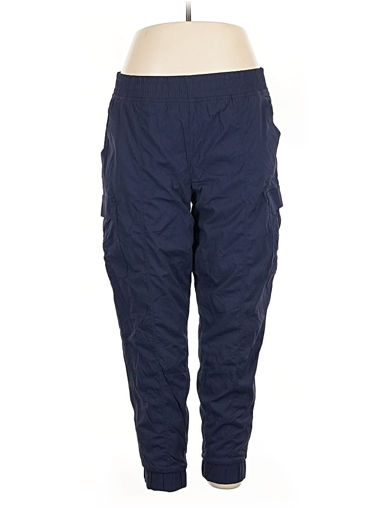 Pre-owned Eddie Bauer Casual Pants In Blue