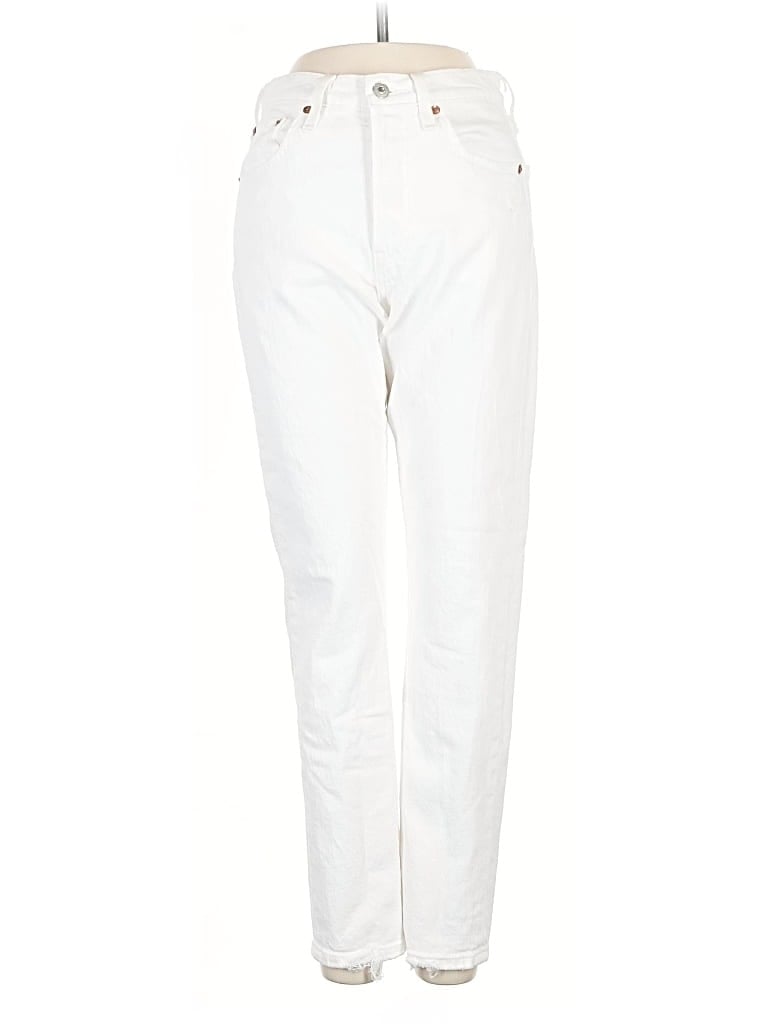 Pre-owned Levi's Jeans In White