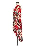 Studio F Print Red Cocktail Dress Size 6 - photo 5