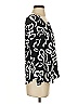 J.Crew 365 100% Polyester Black 3/4 Sleeve Top Size 2 - photo 4