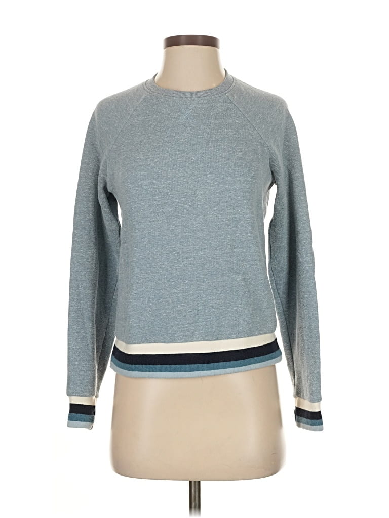 Pre-owned Marine Layer Pullover Sweater In Blue