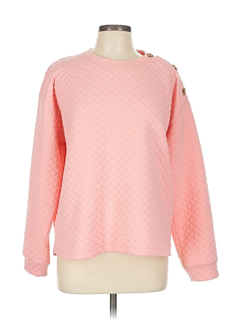 Pre-owned J.crew Factory Store Sweatshirt In Pink