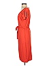 Talbots Solid Orange Casual Dress Size S - photo 5