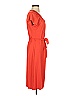 Talbots Solid Orange Casual Dress Size S - photo 4