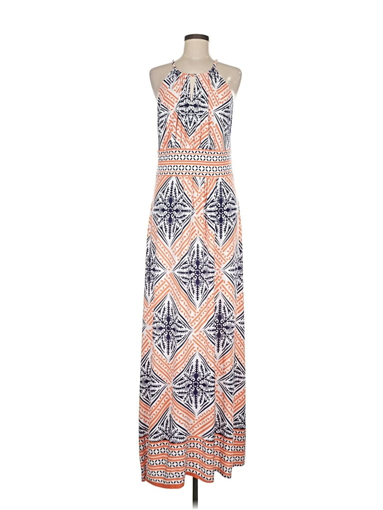 Pre-owned London Times Casual Dress In Orange