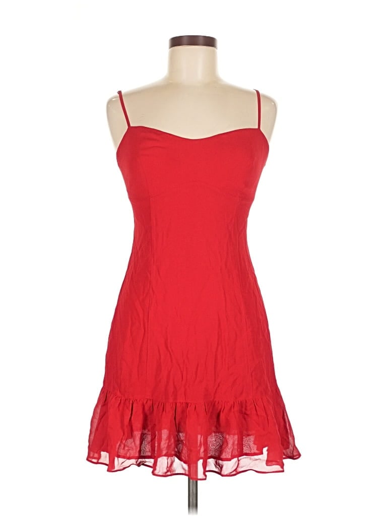 Pre-owned Reformation Cocktail Dress In Red