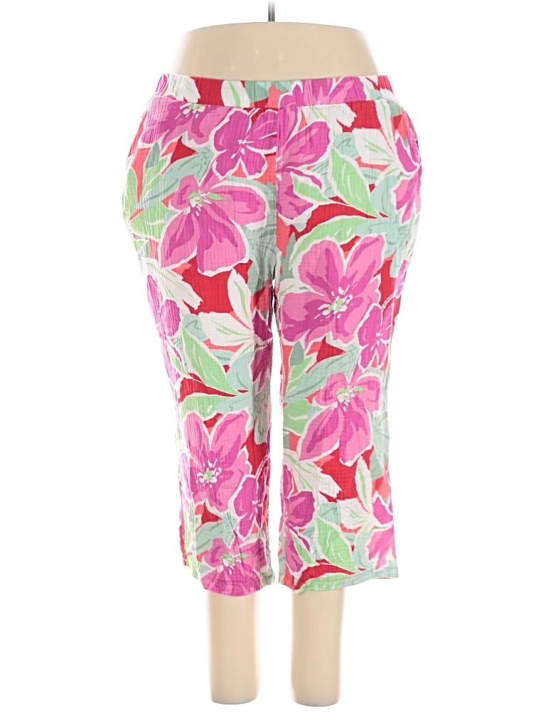 Pre-owned Susan Graver Casual Pants In Pink