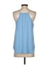 Ann Taylor LOFT 100% Polyester Blue Sleeveless Blouse Size S (estimated) - photo 2