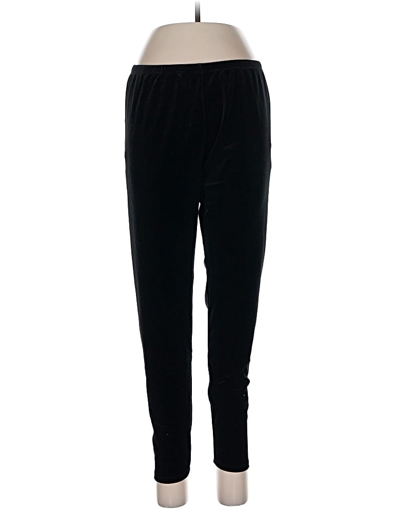 Pre-owned Eileen Fisher Casual Pants In Black