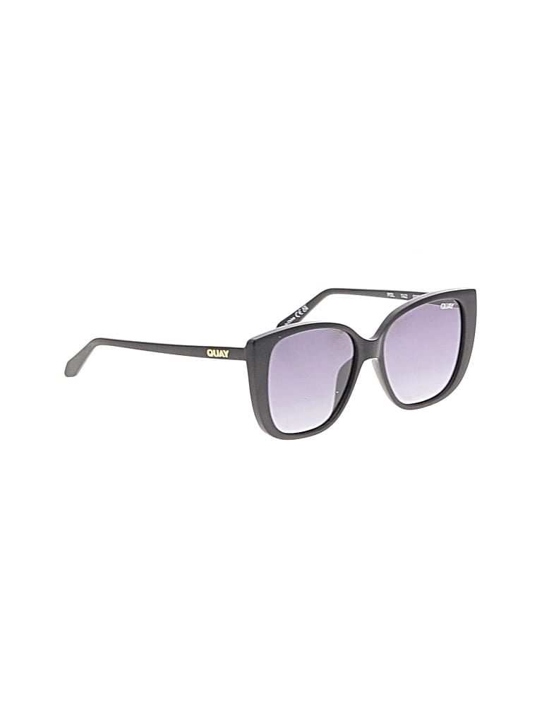 Pre-owned Quay Sunglasses In Black