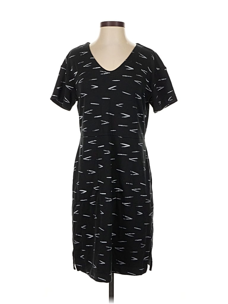 Pre-owned Title Nine Casual Dress In Black