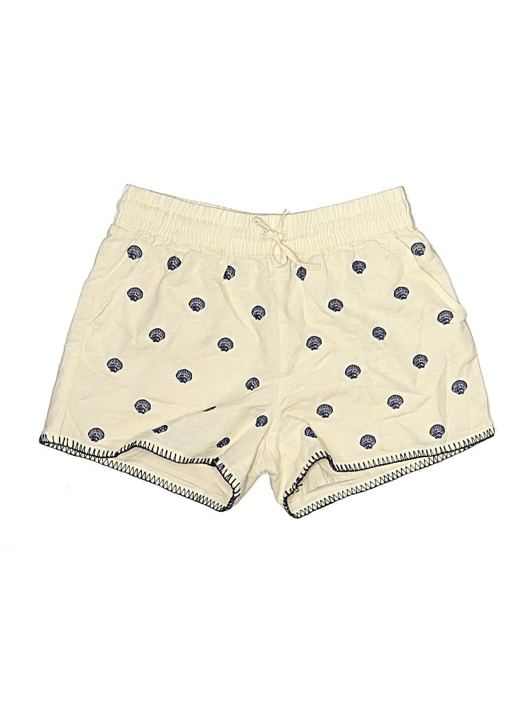 Pre-owned Crewcuts Kids' Board Shorts In White