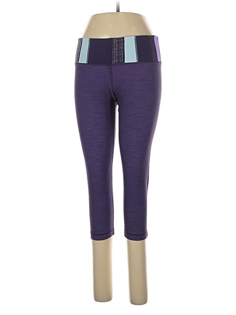 Pre-owned Lululemon Athletica Active Pants In Purple