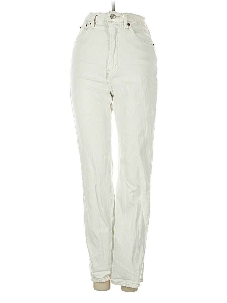 Pre-owned Abercrombie & Fitch Jeans In White