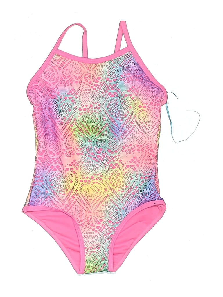 Pre-owned Limited Too Kids' One Piece Swimsuit In Pink