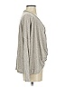 Self Contrast Gray Tan Long Sleeve Top Size S - photo 4