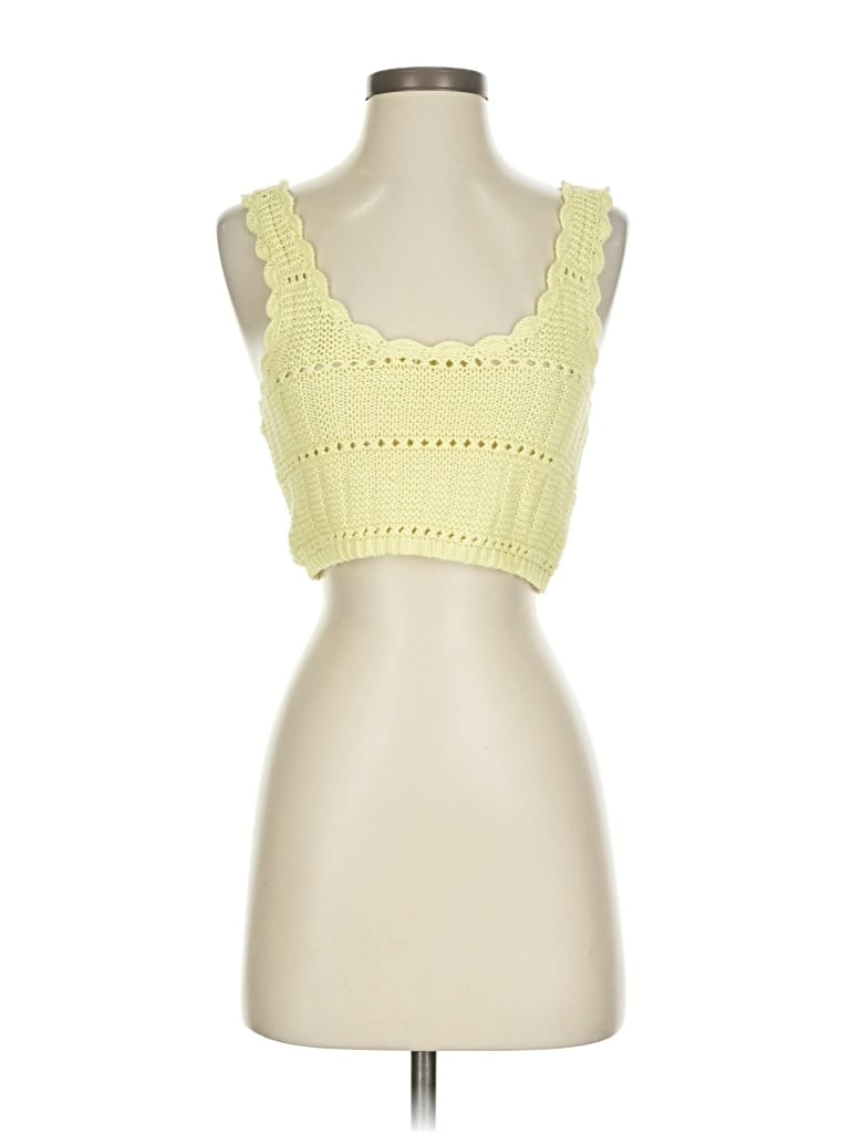 Pre-owned Asos Design Pullover Sweater In Yellow