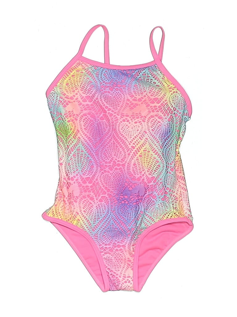 Pre-owned Limited Too Kids' One Piece Swimsuit In Pink