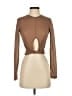 Cider Brown Long Sleeve Top Size S - photo 1