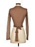 Cider Brown Long Sleeve Top Size S - photo 2