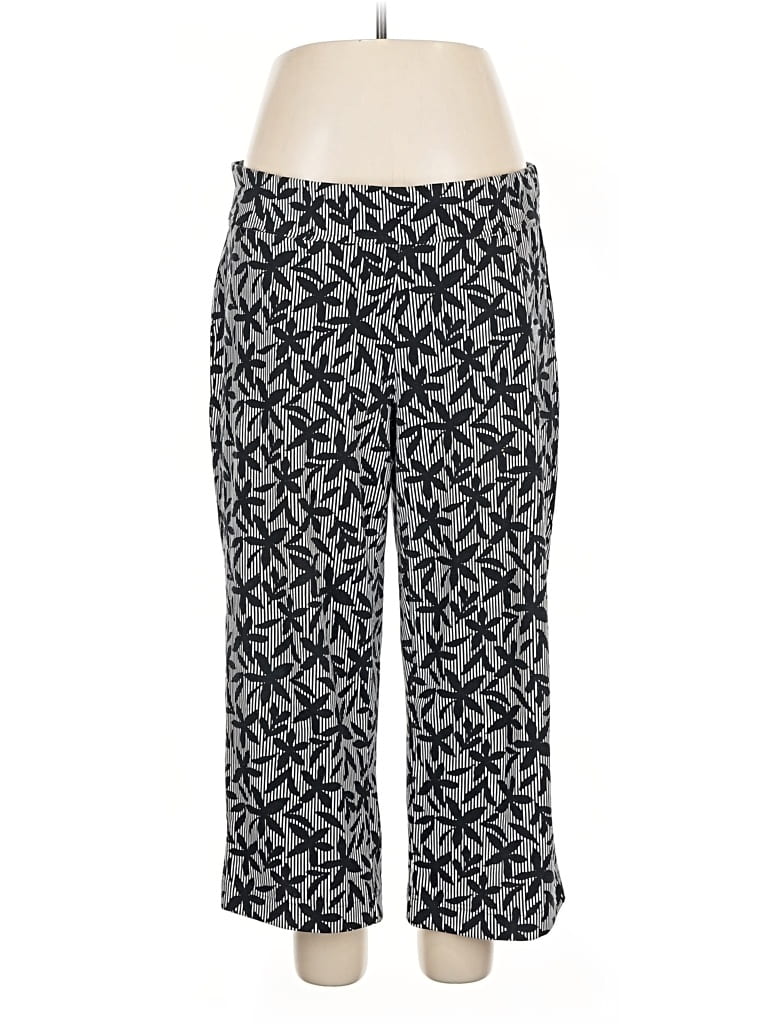 Pre-owned Lands' End Casual Pants In Gray