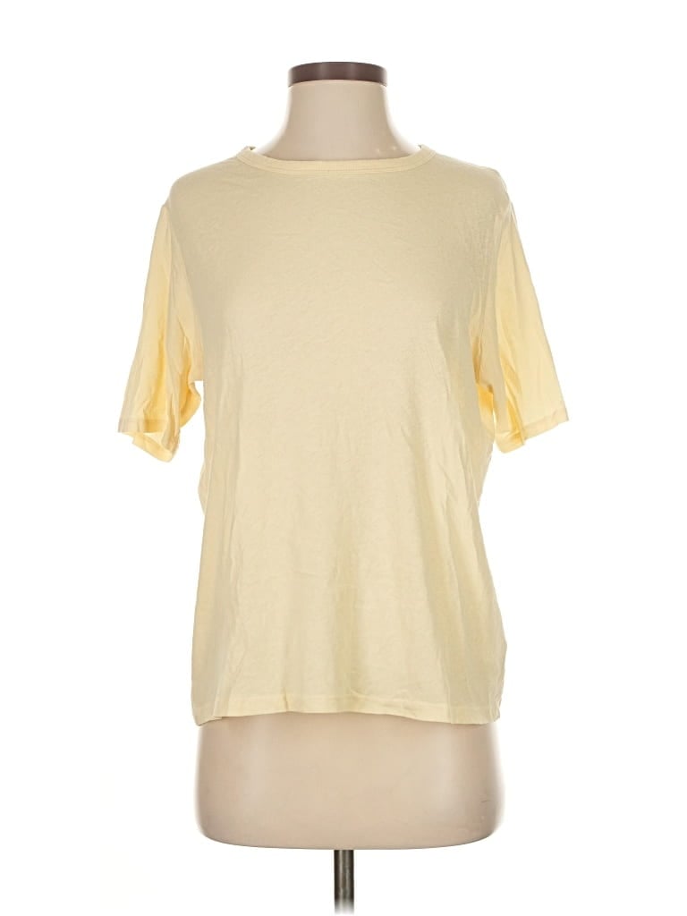 Pre-owned Everlane Short Sleeve T-shirt In Yellow