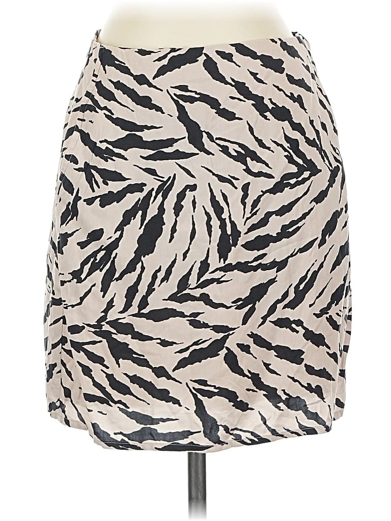 Pre-owned Abercrombie & Fitch Casual Skirt In White