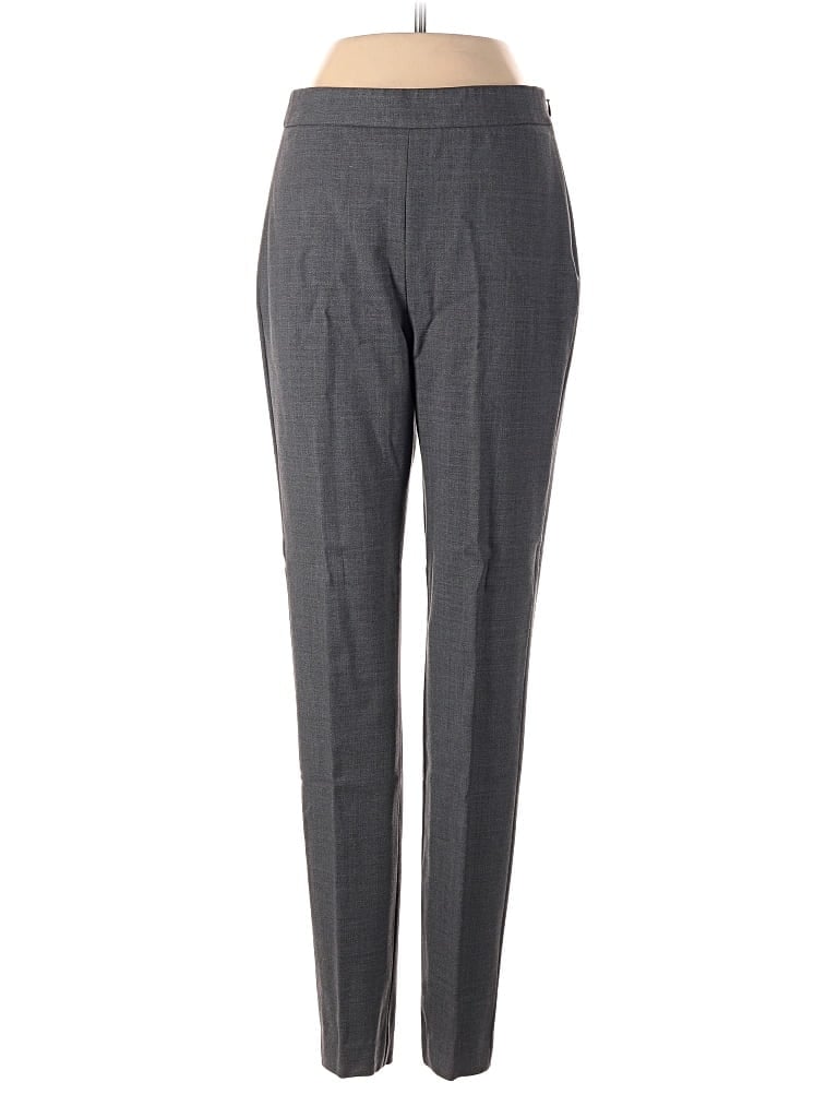 Pre-owned Theory Wool Pants In Gray