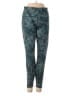 Athleta Print Teal Active Pants Size M - photo 1