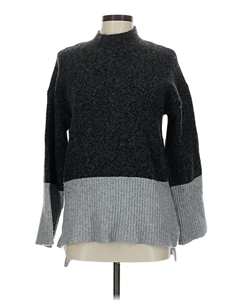 Pre-owned Michael Michael Kors Turtleneck Sweater In Gray