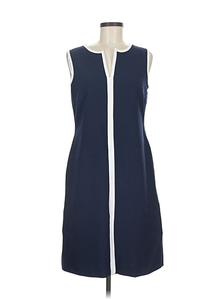 Pre-owned Black Label By Evan Picone Casual Dress In Blue