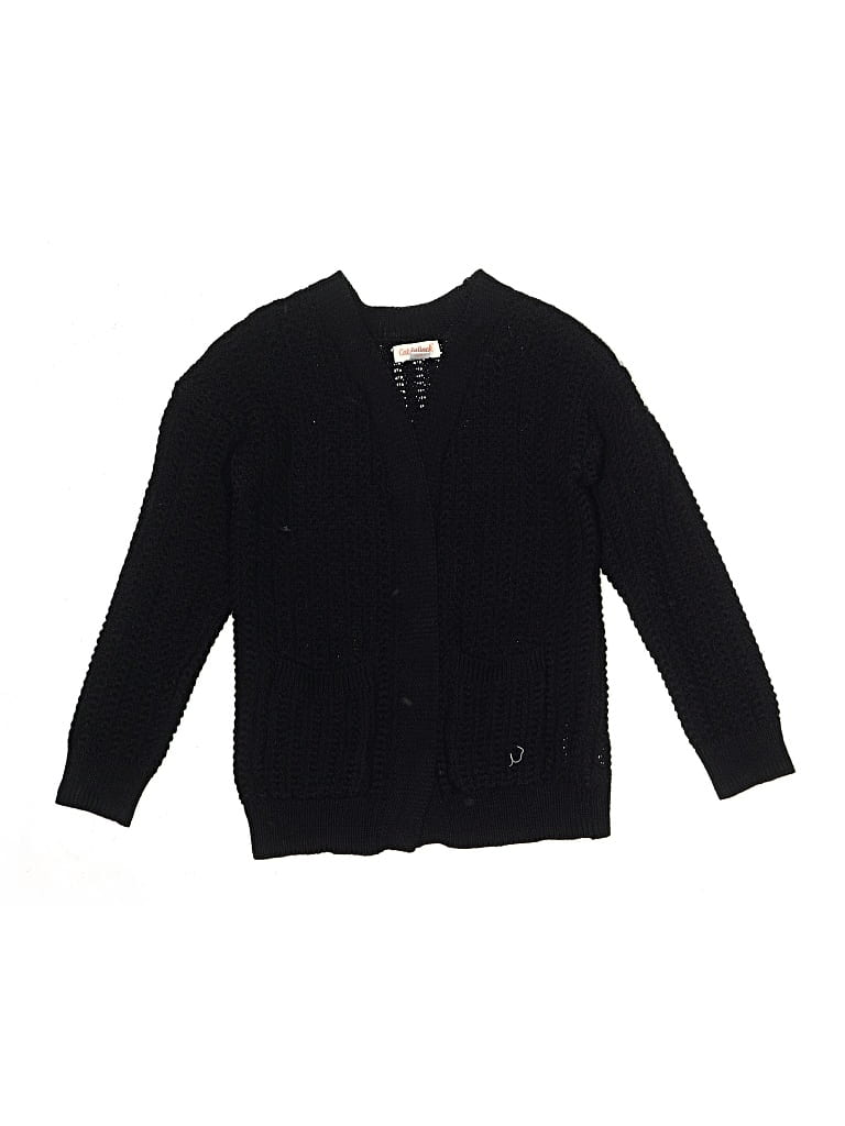 Pre-owned Cat & Jack Kids' Cardigan Sweater In Black