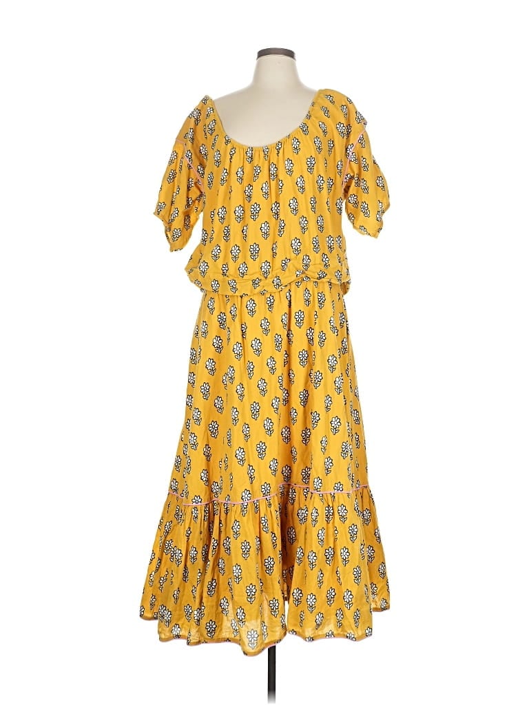 Pre-owned Rhode Casual Dress In Yellow