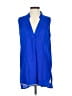 Banana Republic 100% Polyester Blue Sleeveless Blouse Size S - photo 1