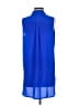 Banana Republic 100% Polyester Blue Sleeveless Blouse Size S - photo 2
