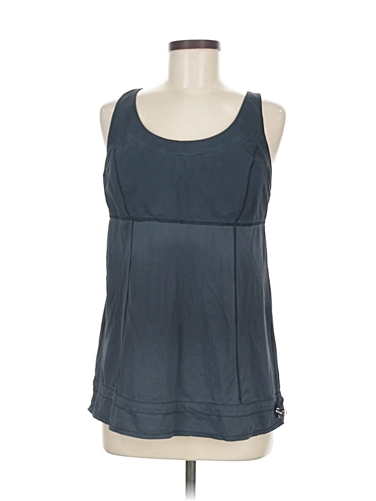 Pre-owned Lululemon Athletica Tank Top Black Halter Neckline Tops