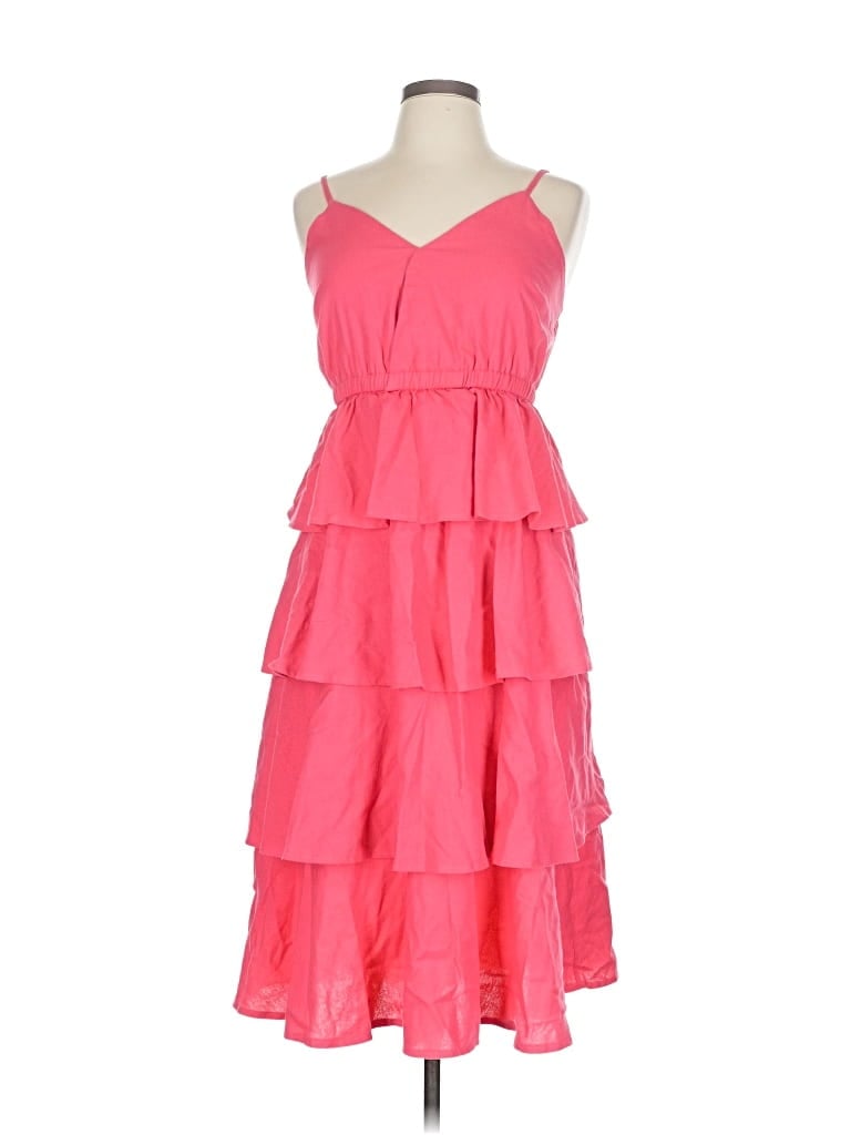 Pre-owned Davi & Dani Cocktail Dress In Pink